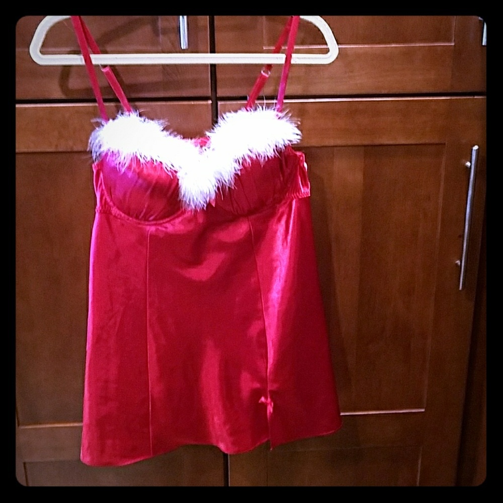 Sexy Silk Christmas Nighty
